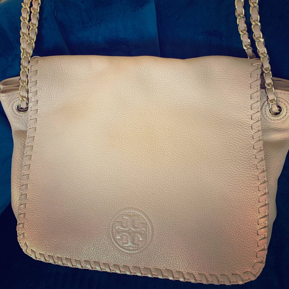 Tory Burch Cream Satchel Bag